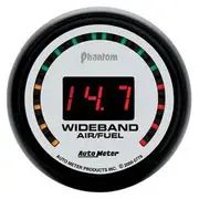 Autometer Phantom Air/Fuel Ratio Gauge Wideband Digital With LEDS - 2 1/16 Inch, AU5779