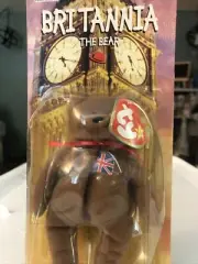 RARE TY Britannia The Bear McDonalds Teenie Beanie Baby 1997 WITH ERRORS