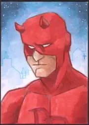 DAREDEVIL Sketch card by Artist Turtle Original Art