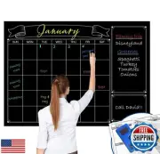 Party Funny Dry Erase Black Laminated jumbo Chalk Board Wall Calendar, 38-Inc