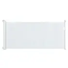 VEVOR Retractable Baby Gate Mesh Baby Gate 34.2" Tall Extend to 76.8" Wide White