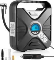 Windgallop Car Tyre Pump Tyre Inflator Air Compressor 12V Electric Car Air Pu...