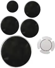 Perfeclan 5x Drum Head,Professional,Percussion Parts Balanced Silent Mute Drum Head Skin for Drum Players Adults Stage Performance Kids, Style B