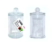 12 x Apothecary Glass Jar Clear Candle Making Wax Wedding Snack Candy Craft Soy