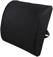 Clevinger Lumbar Back Support Pillow,Back Support Pillow Memory Foam Cushion with Adjustable Elastic Strap for Desk, Gaming Chair, Car Seat, Couch, Recliner