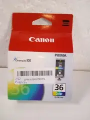 Canon Pixma 36 Color Genuine Ink Cartridge Chromalife 100 CLI-36 NEW
