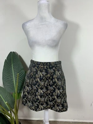 Warehouse WOMENS Multicolored Floral Print Skirt, Size UK12