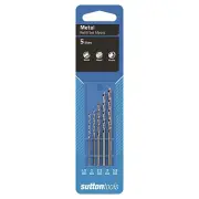 Sutton Tools METRIC JOBBER DRILL BIT REFILL SET 5Pcs, 1.5, 2, 2.5, 3 & 3.5mm