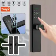 Electronic WIFI Smart Door Lock Tuya APP Fingerprint IC Card Password with key