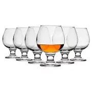 6x LAV Misket Brandy Snifter Glasses Cognac Wine Port Whiskey Gift Box Set 390ml