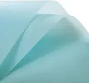 Wrapping Paper Matte Paper Flowers Gift Wrapping Paper Translucent DIY for Birthdays Mothers Day Weddings Baby Showers (Color : Light Blue)