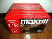 Maxell Blank Tapes Audio Cassette Normal Bias UR 60 Minutes 6 Pack New