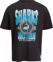 Cronulla Sharks 2025 NRL Mens Boxy Fit Graphic Shirt Sizes S-5XL BNWT