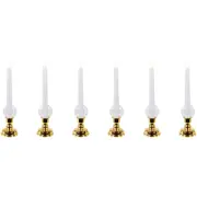 Northlight Set of 6 White Christmas Candle Lamps with Remote and Timer, 9.5"