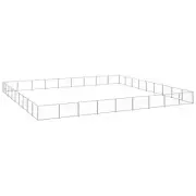 Dog Kennel 81m² Steel Large Outdoor Pet Cage Fence Run Play Pen House Enclosure
