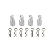Upgraded Aluminum Alloy Metal Body Heightening Pillar for MJX 1/14 14210 14301 14303 RC Car Vehicles Model Parts