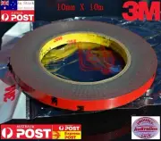 Genuine 10MM X 10M Meter Double Sided Car Automotive Foam Attachment 3M Tape