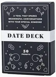 BestSelf Co. Date Deck Exciting, Engaging, and Though-Provoking Conversation Prompts Perfect for Unlocking Connection, Intimacy and Meaningful Discussion — 50 Cards