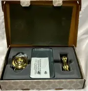 Baldwin Bath Polished Brass And Glass Georgetown Soap Dish New 3016-030