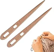 Wooden Knitting Needles, Embroidery Needles Big Eye Yarn Needle, Wooden Tapestry Needle, Knitting & Crochet Supplies for Easy Thread Sewing