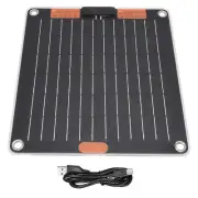 30W Solar Panel Solar Charger QC3.0 USB Port/Type-C/DC 18V Fast Charging