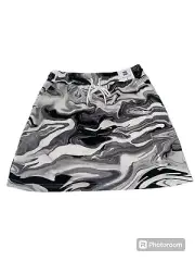 Refuge Athletics mini skirt drawstring elastic waist pockets camo Sz small NWT