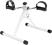 Folding Mini Pedal Exerciser,Arm and Leg Pedal Exercise Bike, Adjustable Fitness Rehab Equipment, for Seniors Gym Fitness Training