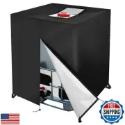 Huapate Zipper IBC Tote Cover 275 Gallon for 1000L Outdoor Water Tank Protect