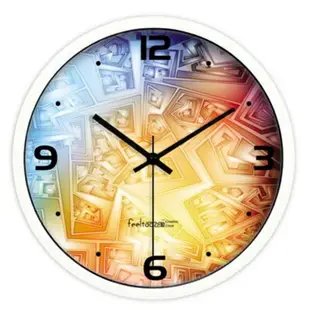 時鐘 藝術掛鐘-個性時尚炫彩靜音創意壁鐘3色72z20【獨家進口】【米蘭精品】