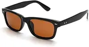 SomniLight FL-41 Outdoor Light Sensitivity Glasses for Migraines, Fluorescent Light Sensitivity, and Blue Light (Wayfarer Style) Polarized