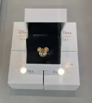 Disney Parks Halloween Pandora Charm Mickey Mouse Pumpkin New In Hand