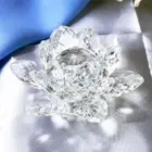 Lotus Flower Decor Crystal Lotus Flower Figurine Home&Office