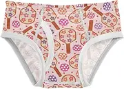 [Joisal] Ball Paddles Cute Boys' Underwear Tag Free Briefs for Boys, Ball Paddles Cute, 4 Years