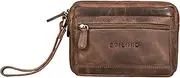 [STILORD] Pax' Men's Genuine Leather Wrist Bag Vintage Leather Bag Men's Travel Organiser Bag