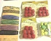 New Jewelry Making Hemp Cord Artistrywear Red Suade Beads Beads SKU 035-059