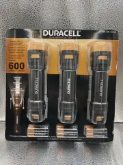 Duracell X 3 Durabeam Ultra 600 Lumens Variable Focus LED Flashlight Torch IPX4