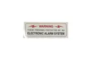Ness BAS1060 145mm Window Security Warning Sticker Electronic Alarm System Sign