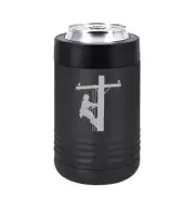 Can Bottle Cooler Insulated Drink Holder Lineman Electric Pole Climber