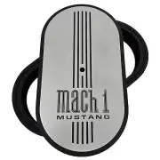Ford Mustang Mach 1 - 15" Oval Air Cleaner Kit - Engraved Logo - Ansen USA