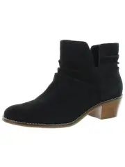 Cole Haan Alayna Black Suede Slouchy Comfort Ankle Boots - NEW - Size 6.5 M