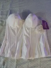 Dominique Intimate Apparel Juliet Underwire Bustier-8950 40B NWT White