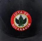 JOYA DE NICARAGUA CIGAR RED GREEN TOBACCO LEAF LOGO BLACK HAT CAP NEW