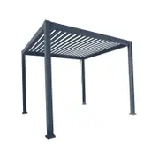 Coolaroo 3 x 3.6m Charcoal Fairhaven Gazebo