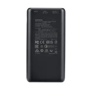 ADATA 威剛 P20000QCD 數位顯示電量20000mAh 支援PD QC 快充行動電源 雙向充電 可上飛機