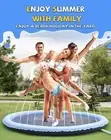 VISTOP 87” Non-Slip Splash Pad for Kids and Dog Thicken Sprinkler Pool Summer
