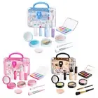 1 Set Kids Makeup Kit For Girl Make Up Realistic Princess Set For Role-playing
