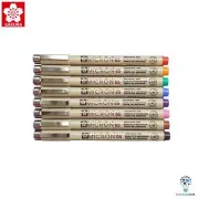 Sakura Pigma Micron 05 Pen | Multicolour Archival Ink Pens | Pack of 8 Colour