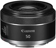 Canon RF50mm F1.8 STM Lens, Fixed Focal Length Prime Lens, Compatible with EOS R Series Mirrorless Cameras, Black
