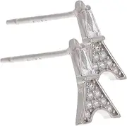[LIFKOME] 1 Pair Eiffel Tower Ear Studs Fashion Romantic Stud Earrings Lightweight Jewelry Decorations