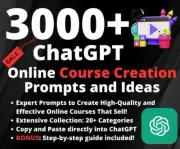 3000+ ChatGPT Prompts for Online Course Creation | Course Ideas | Master Course